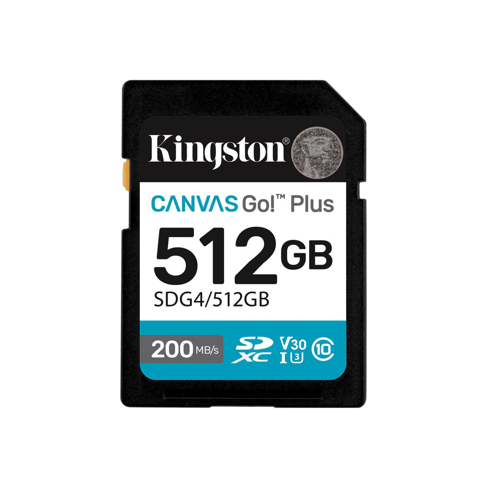 Produktbild för Kingston Canvas Go! Plus - flash-minneskort - 512 GB - SDXC UHS-I