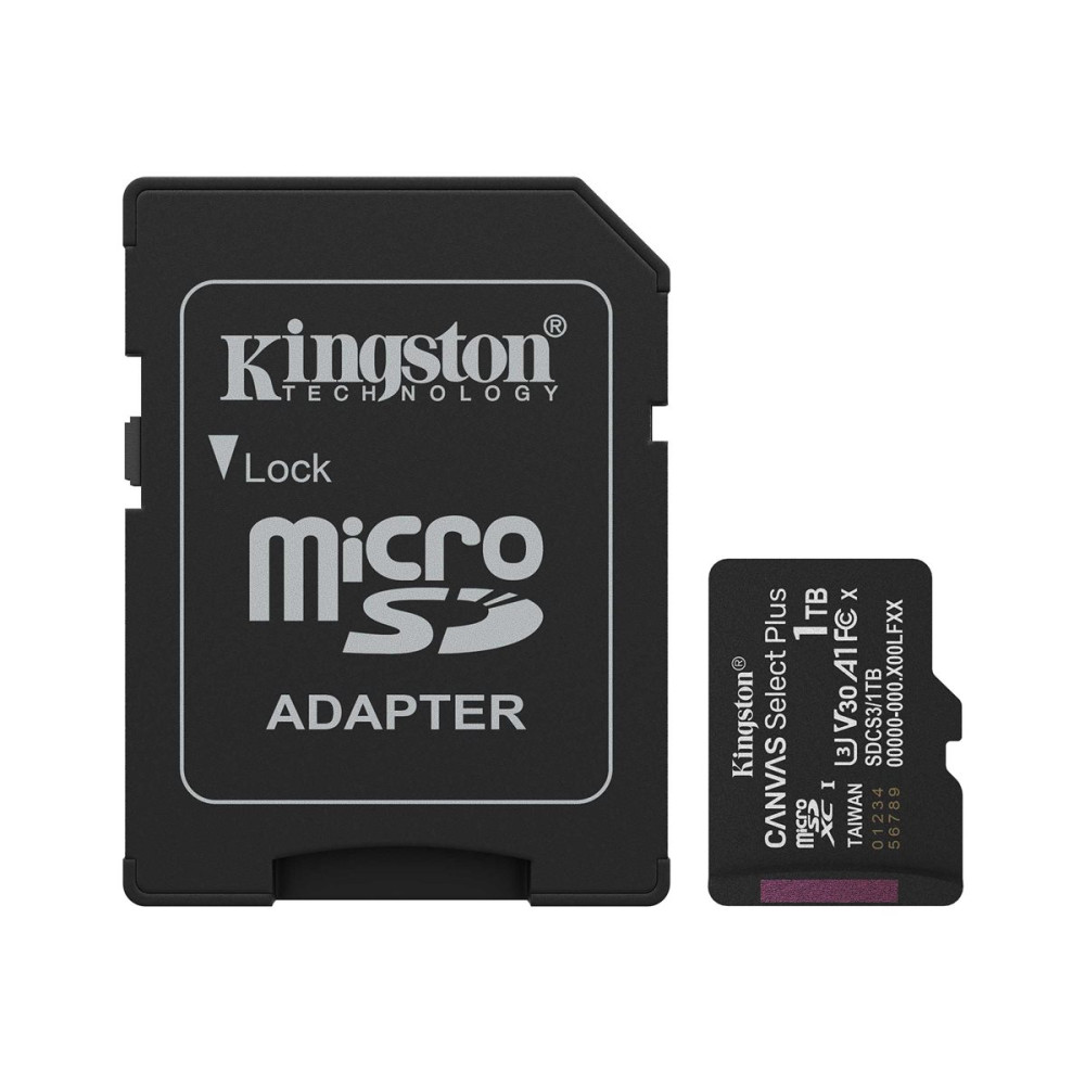 Produktbild för Kingston Canvas Select Plus - flash-minneskort - 1 TB - mikroSDXC UHS-I