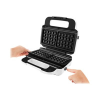 Produktbild för Tefal Snack XL SW701110 - waffle maker / croque-monsieur maker - vitt/silver