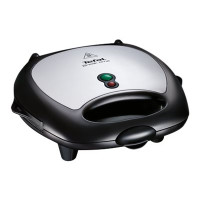 Produktbild för Tefal Break Time SW614831 - smörgåsgrill/våffeljärn/grill - svart/grå