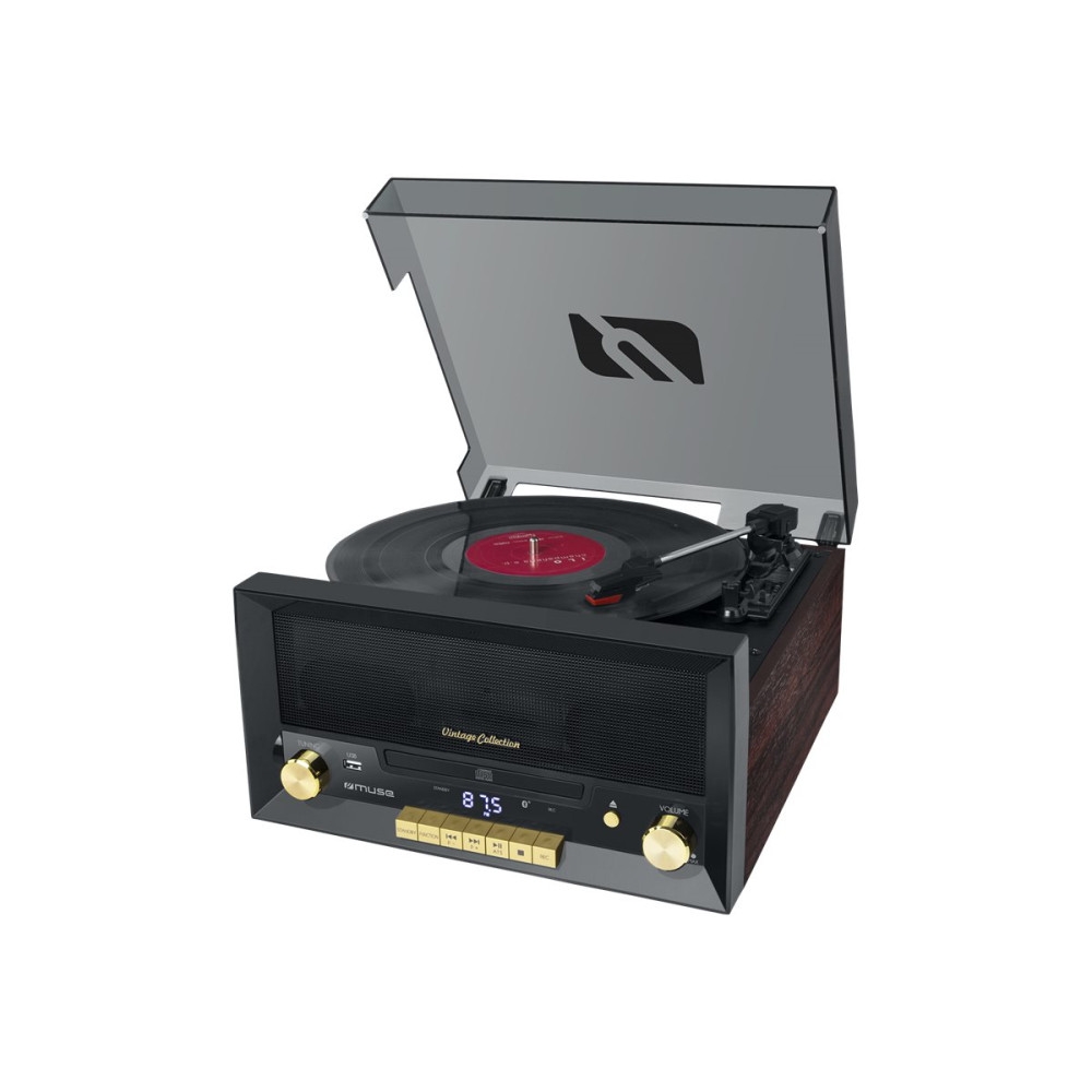 Produktbild för Muse Vintage Collection MT-112 W - mikrosystem