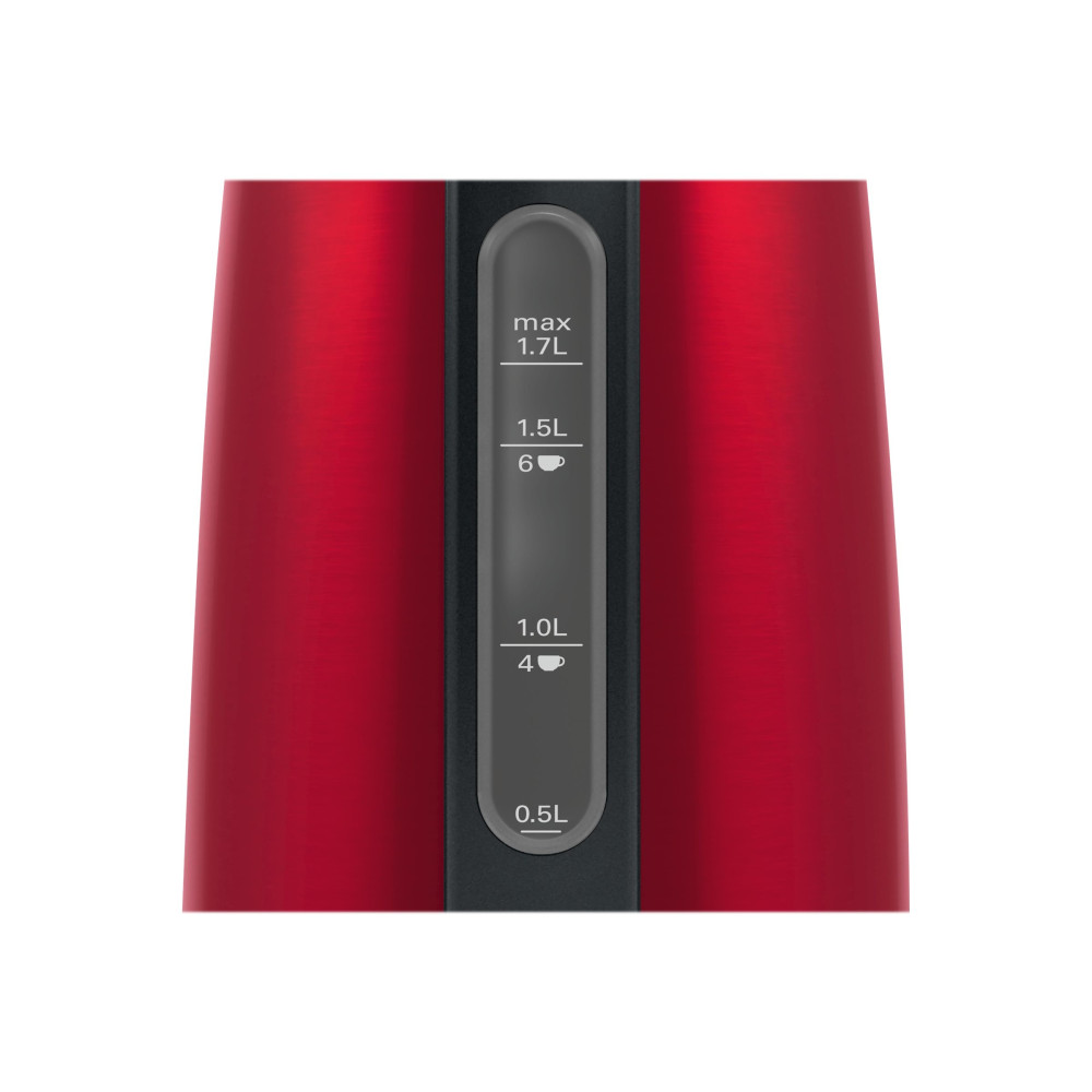 Produktbild för Bosch DesignLine TWK3P424 - vattenkokare - röd