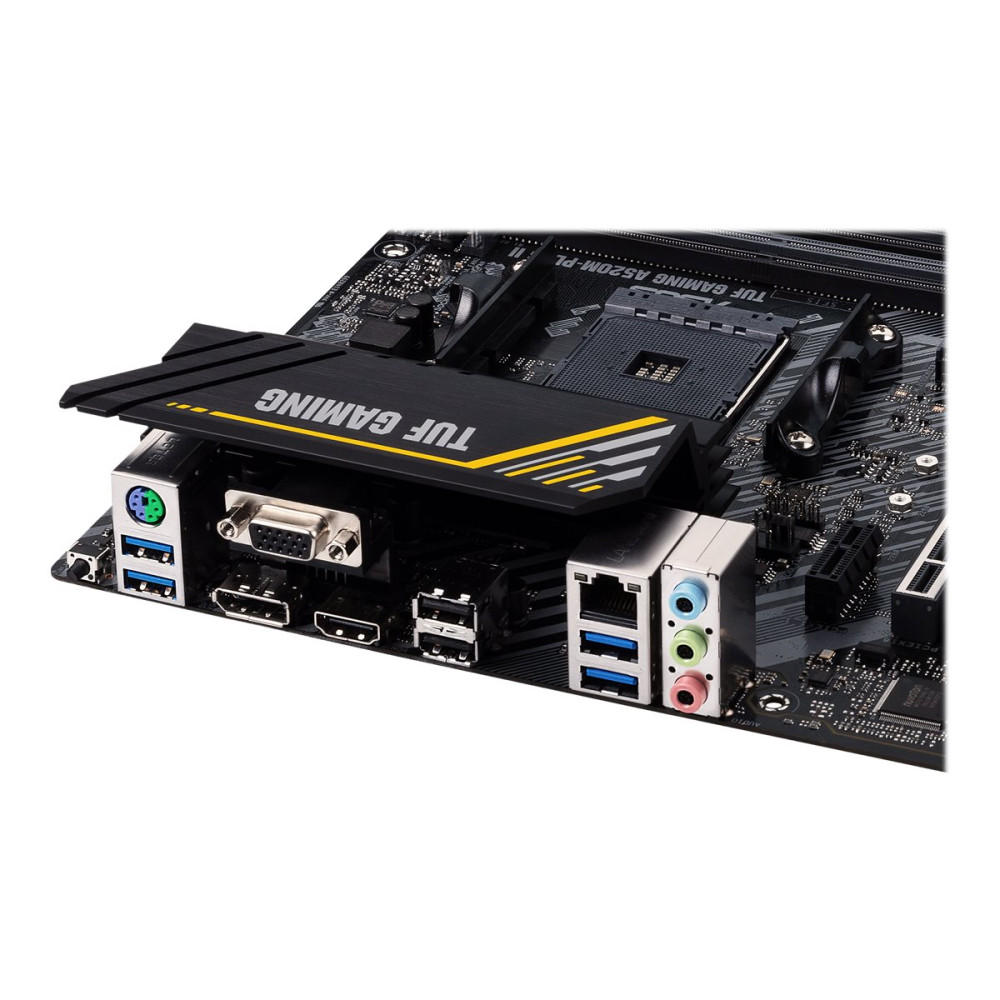 Produktbild för ASUS TUF GAMING A520M-PLUS II - moderkort - micro ATX - Socket AM4 - AMD A520
