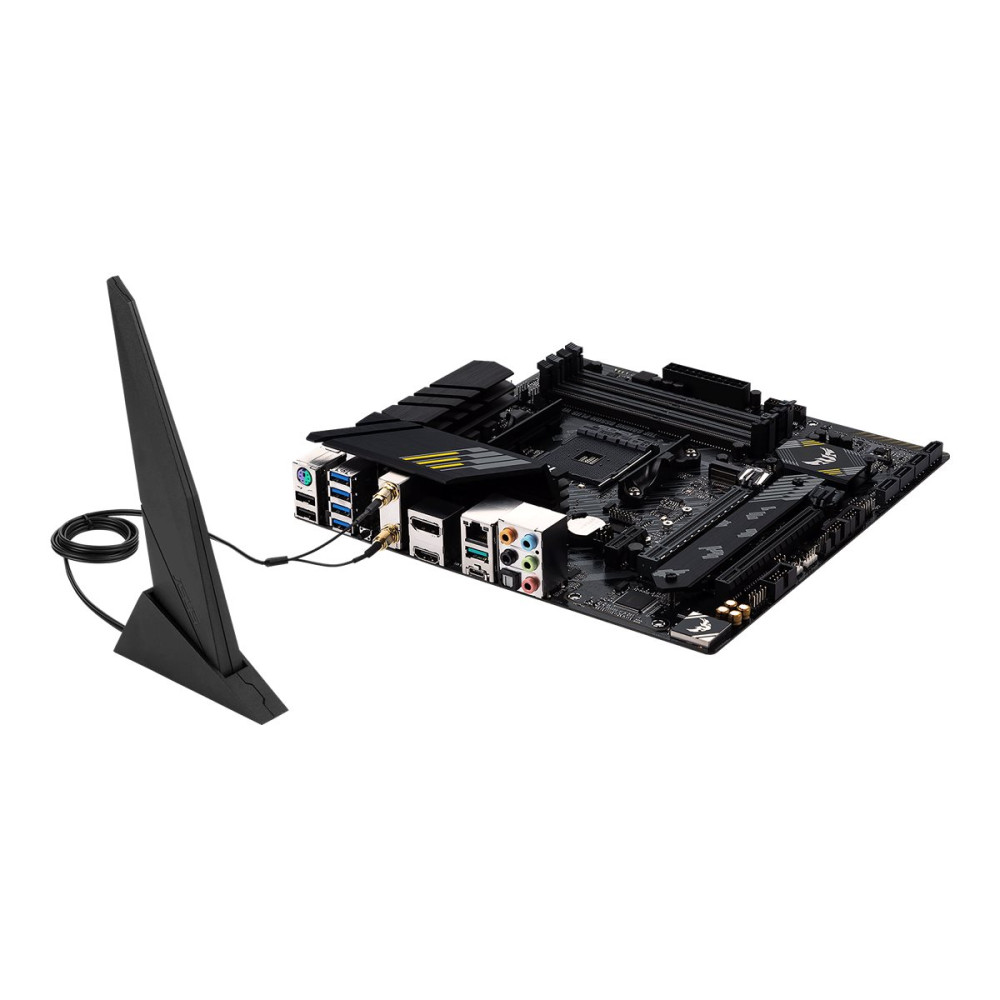 Produktbild för ASUS TUF GAMING B550M-PLUS WIFI II - moderkort - micro ATX - Socket AM4 - AMD B550
