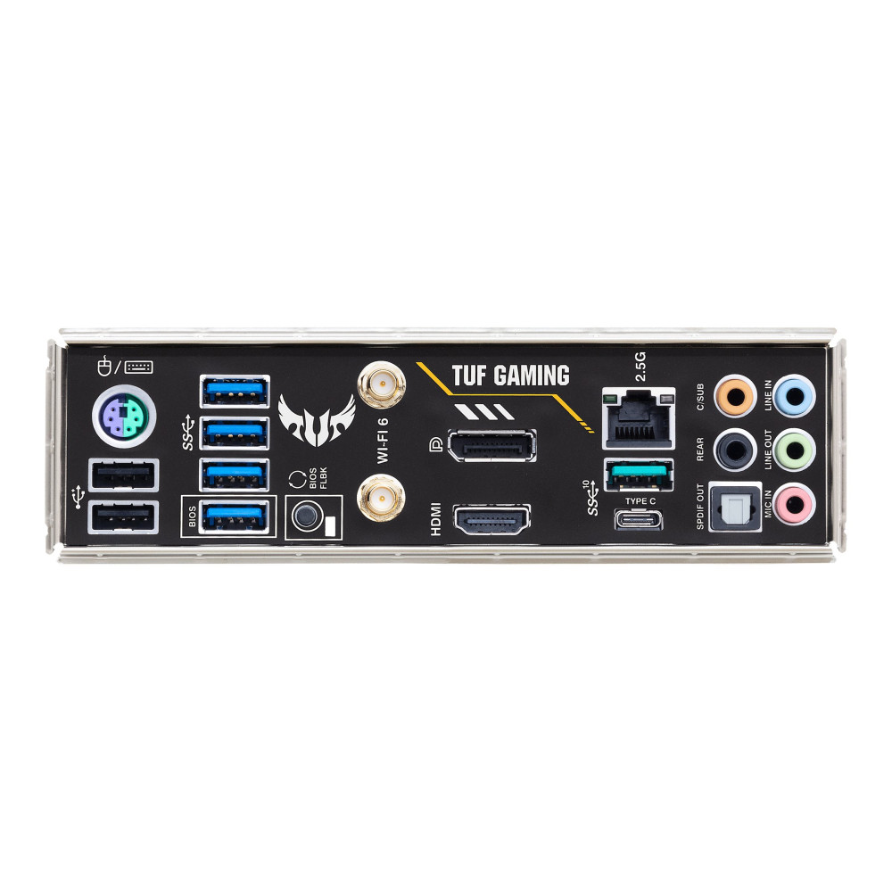 Produktbild för ASUS TUF GAMING B550M-PLUS WIFI II - moderkort - micro ATX - Socket AM4 - AMD B550