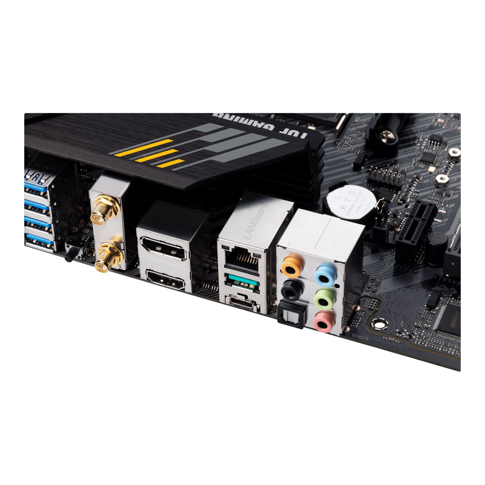 Produktbild för ASUS TUF GAMING B550M-PLUS WIFI II - moderkort - micro ATX - Socket AM4 - AMD B550