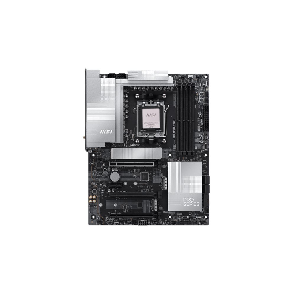 Produktbild för MSI PRO X870E-P WIFI - moderkort - ATX - Socket AM5 - AMD X870E