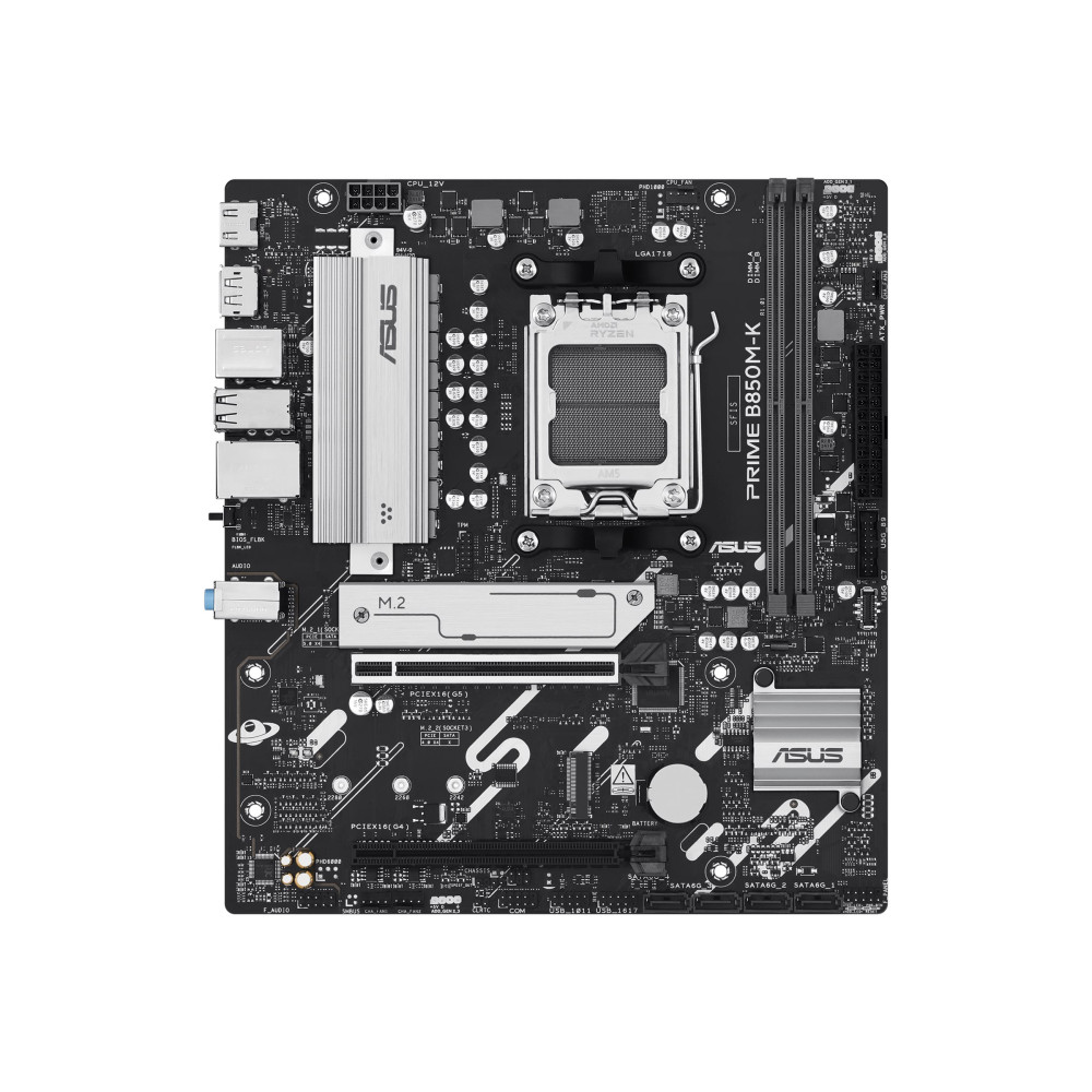 Produktbild för ASUS PRIME B850M-K - moderkort - micro ATX - Socket AM5 - AMD B850