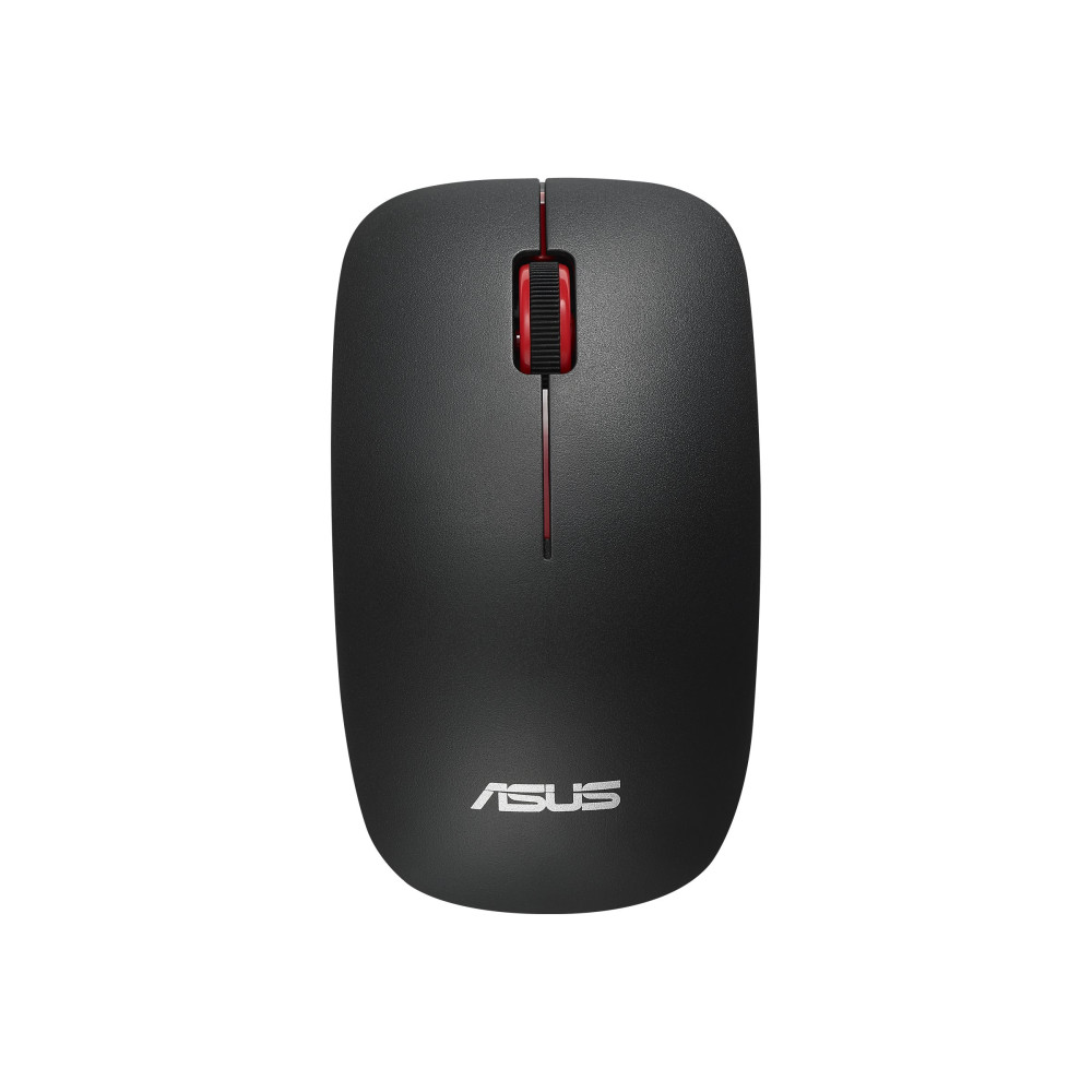 Produktbild för ASUS WT300 - mus - 2.4 GHz - svart, röd