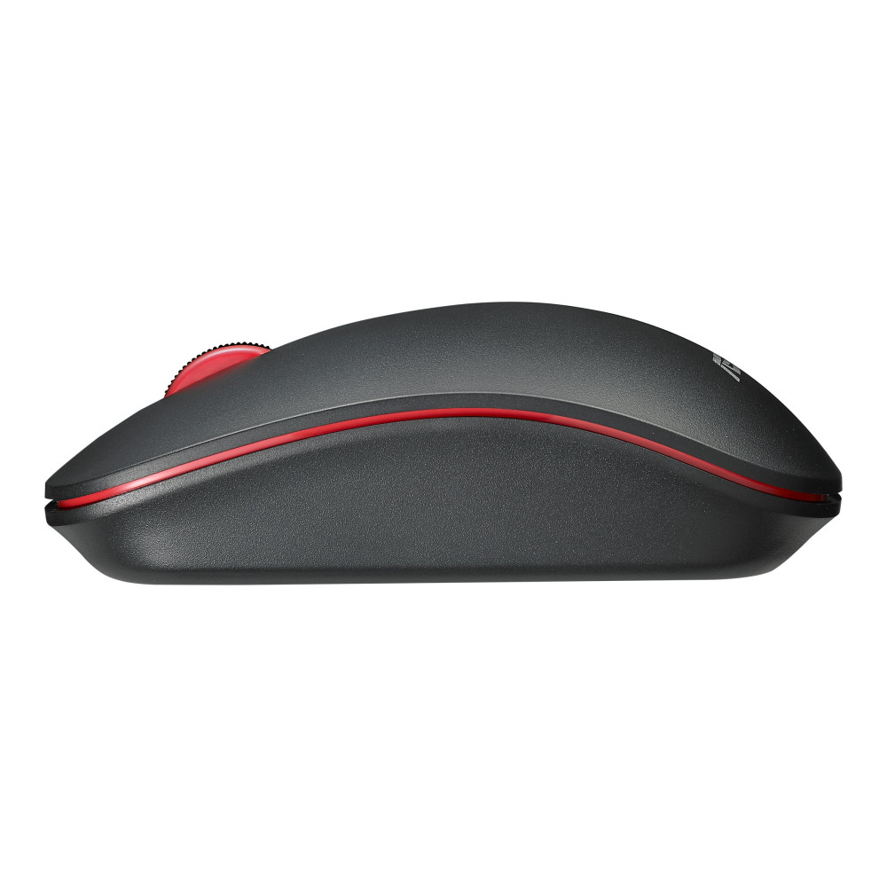 Produktbild för ASUS WT300 - mus - 2.4 GHz - svart, röd