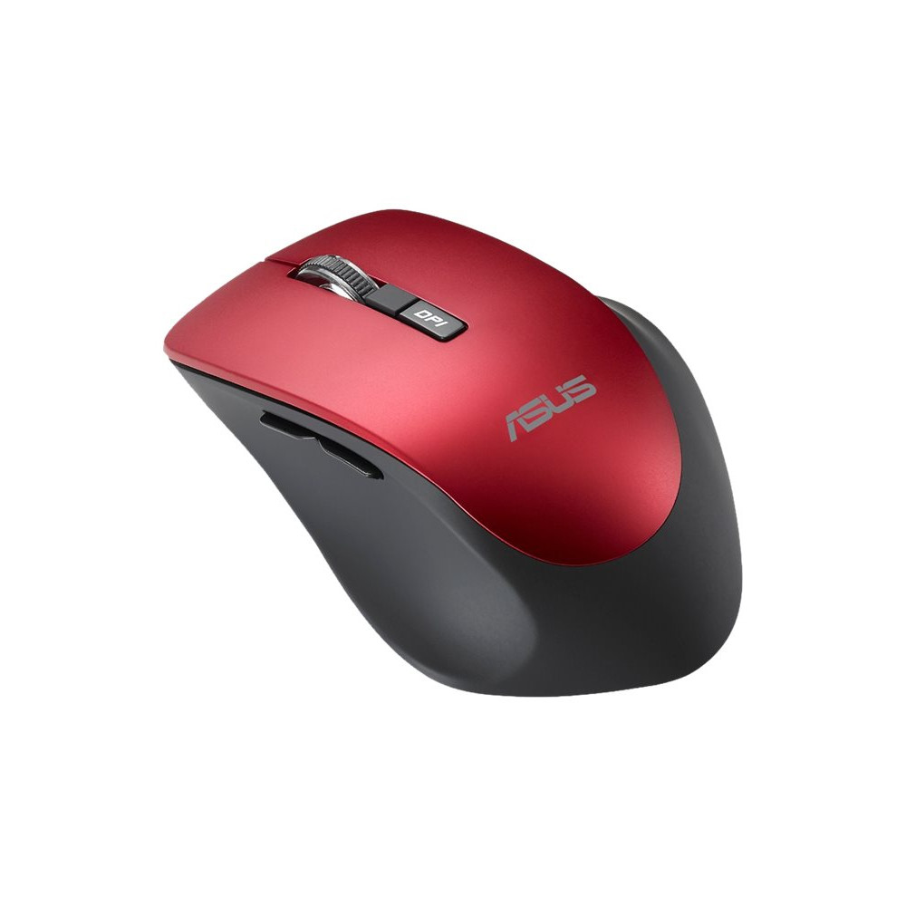 Produktbild för ASUS WT425 - mus - 2.4 GHz - mörk rubinröd