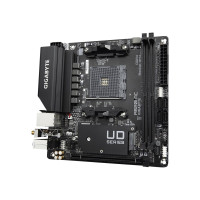 Produktbild för Gigabyte A520I AC - 1.0 - moderkort - mini ITX - Socket AM4 - AMD A520
