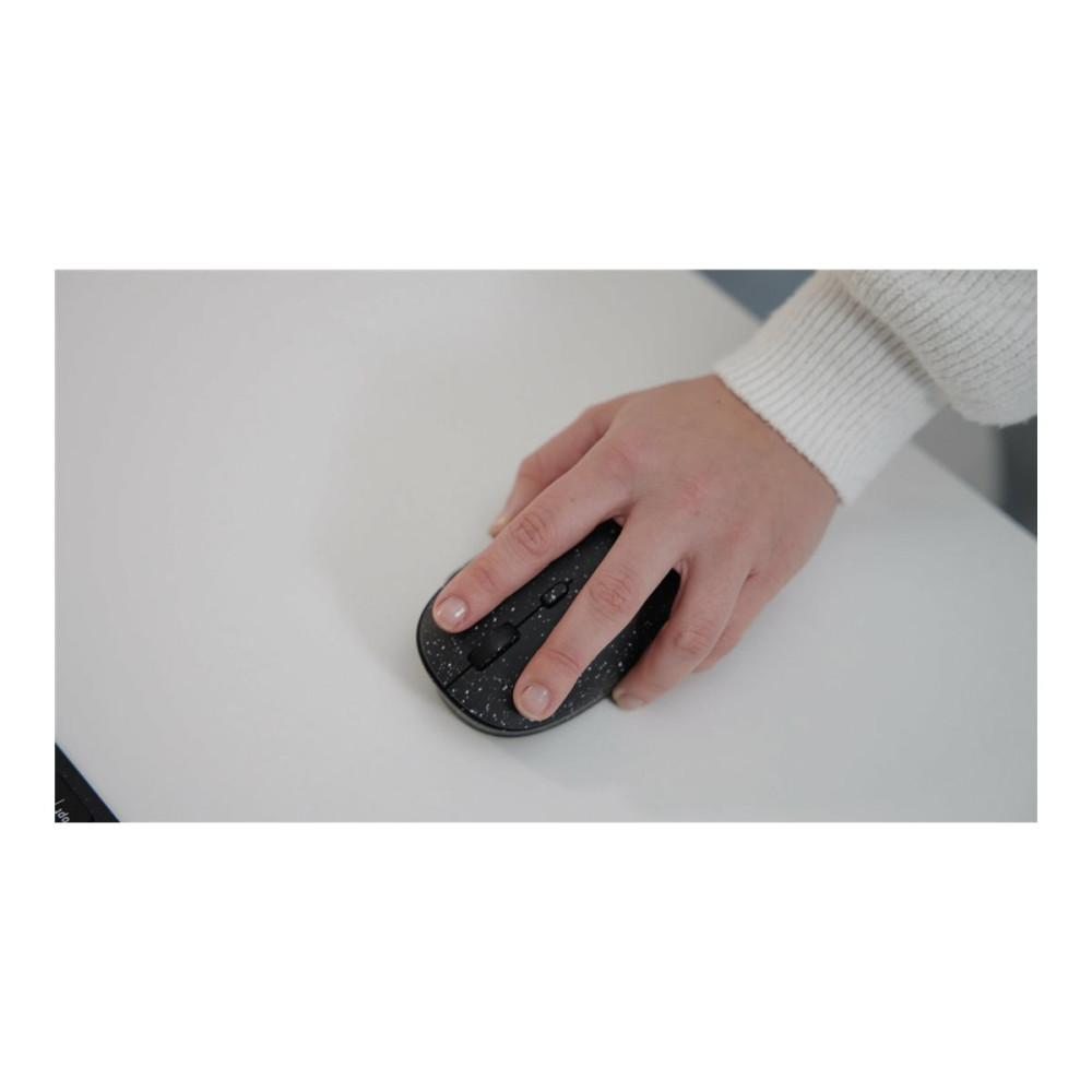 Produktbild för Targus ErgoFlip EcoSmart - mus - vänster- och högerhänt - Bluetooth 5.0 LE - svart