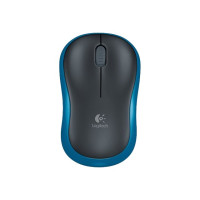 Produktbild för Logitech M185 - mus - 2.4 GHz - blå