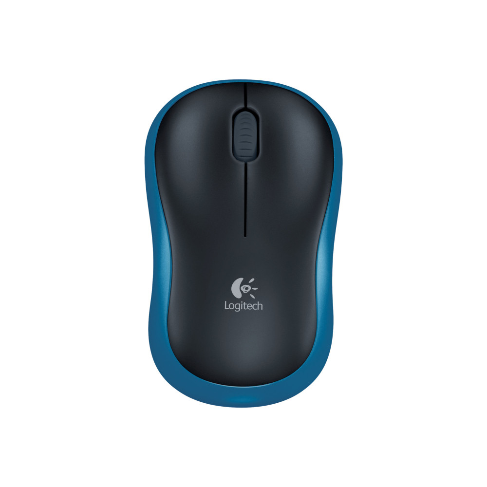 Produktbild för Logitech M185 - mus - 2.4 GHz - blå