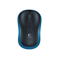Produktbild för Logitech M185 - mus - 2.4 GHz - blå