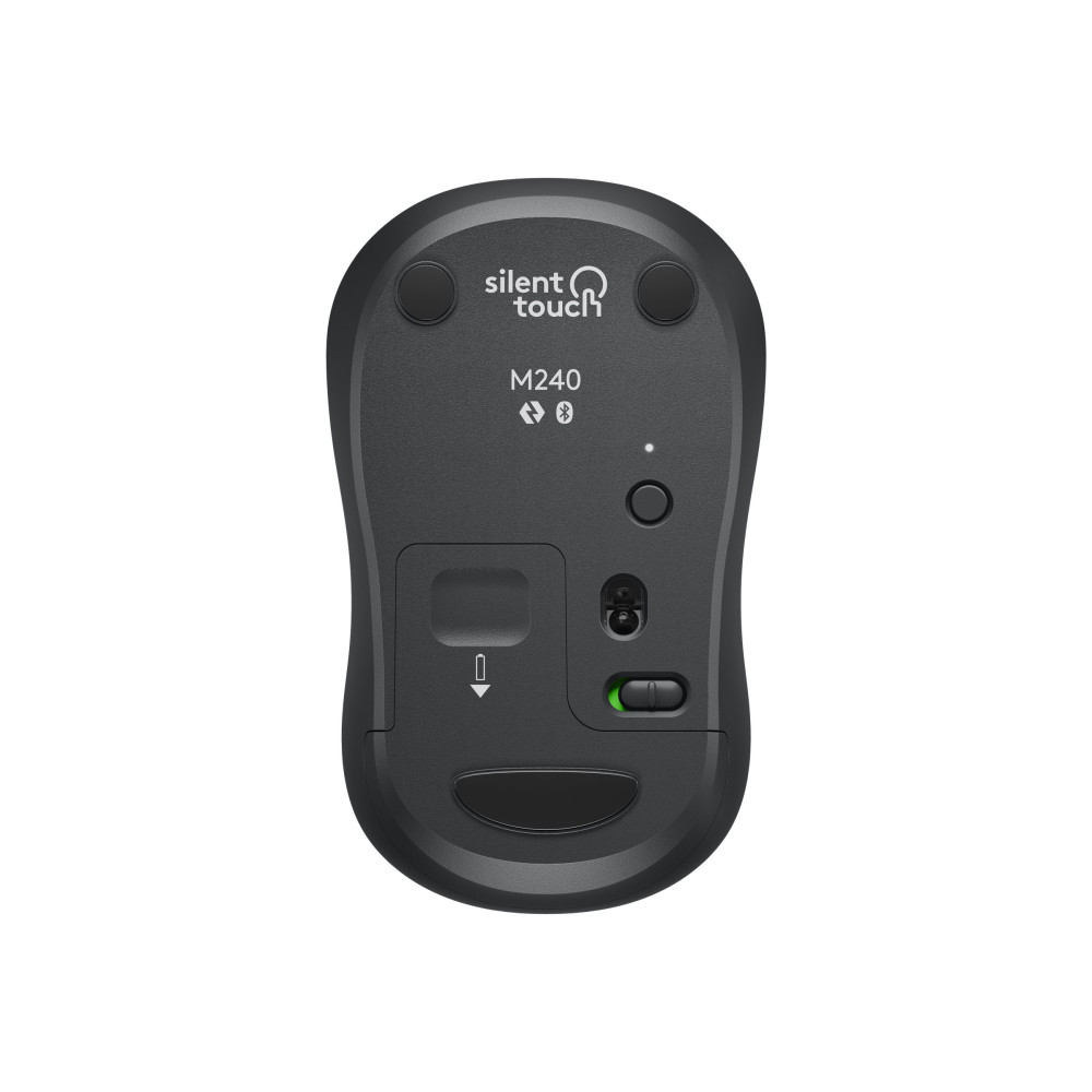 Produktbild för Logitech M240 Silent - mus - Bluetooth - grafit