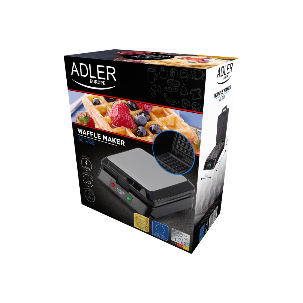 Produktbild för Adler AD 3036 - våffeljärn