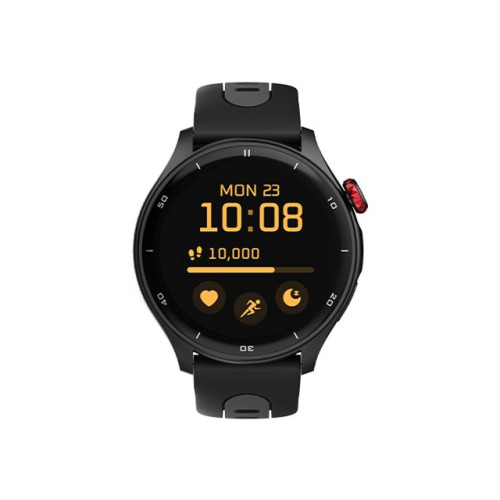 myPhone TelForceOne Myphone Watch Adventure - aluminum - smart klocka med rem - 128 MB - svart
