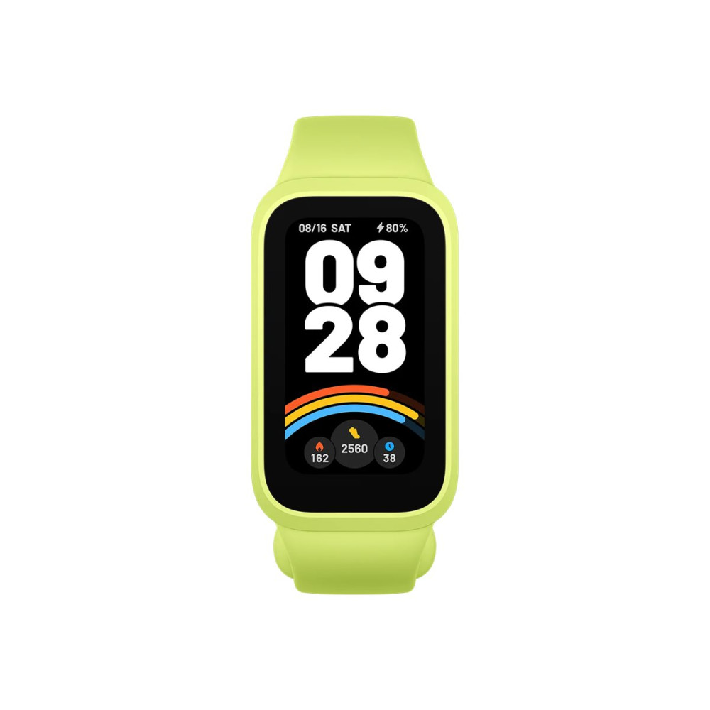 Produktbild för Xiaomi Smart Band 9 Active aktivitetspårare med rem - grön