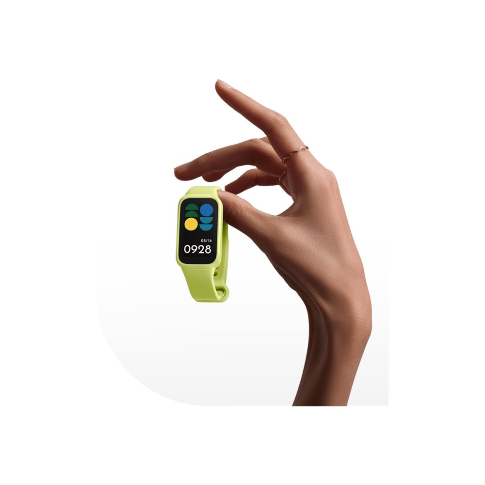 Produktbild för Xiaomi Smart Band 9 Active aktivitetspårare med rem - grön