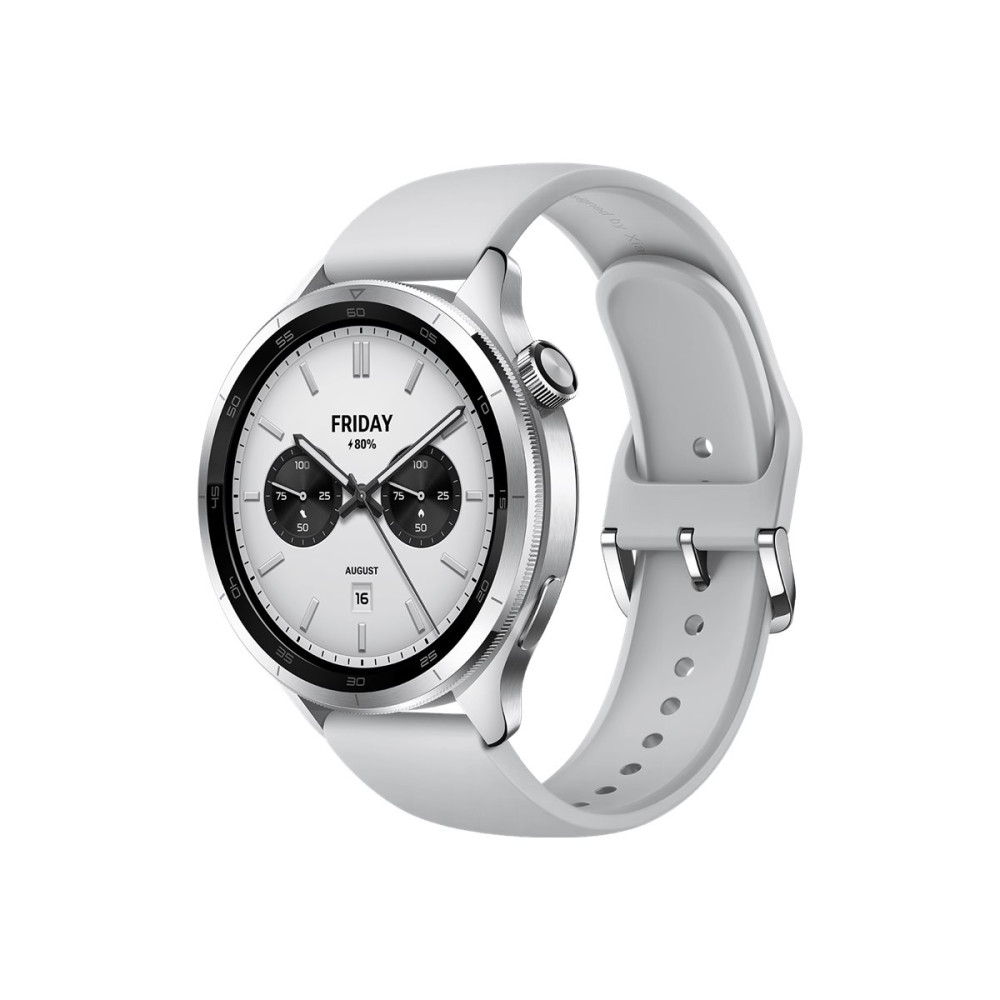 Produktbild för Xiaomi Watch S4 smart klocka med rem - silver