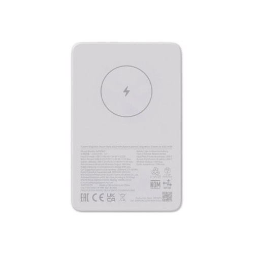 Xiaomi Xiaomi WPB0507 power bank - magnetisk - Li-Ion - USB-C - 20 Watt