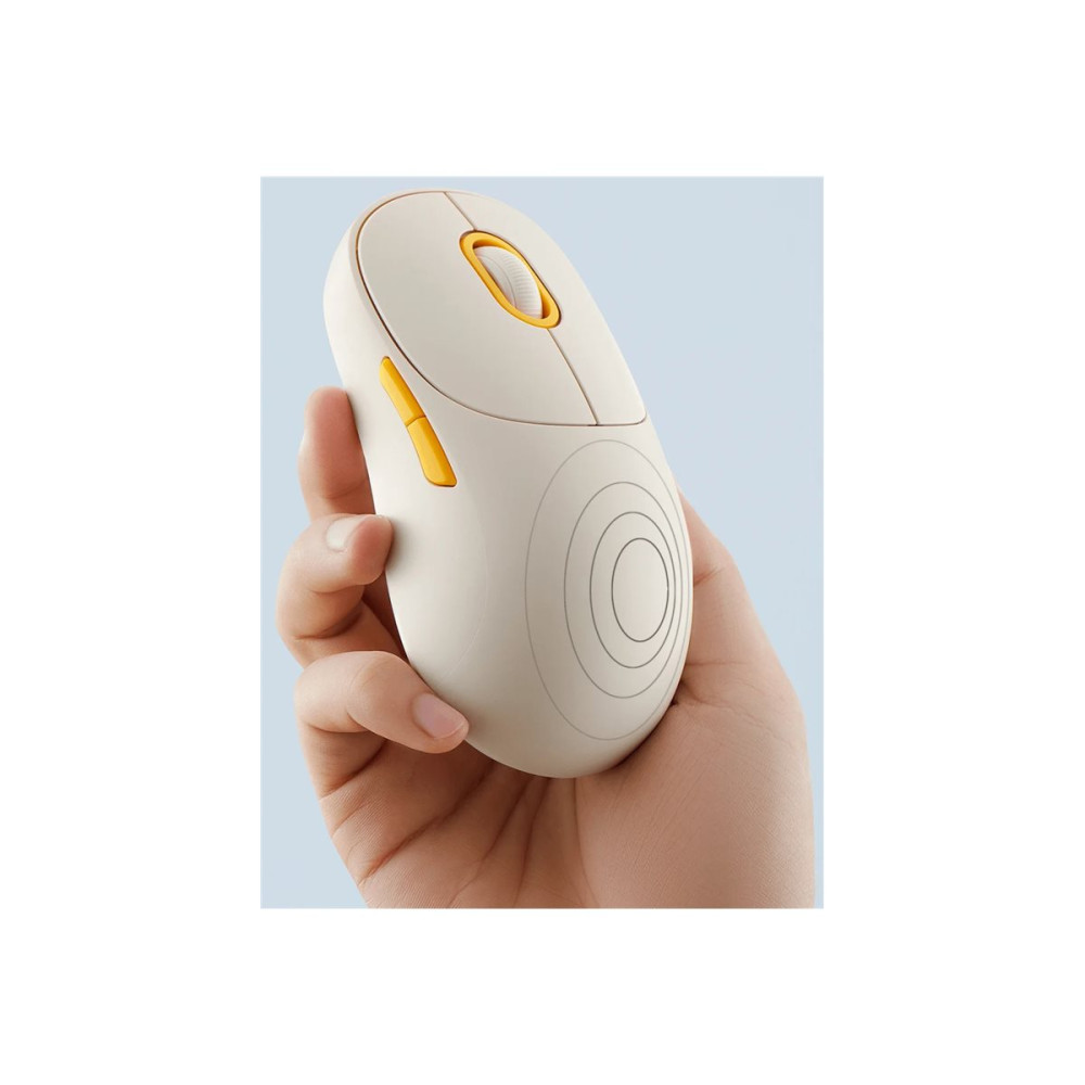 Produktbild för Xiaomi Wireless Mouse Lite 3 - mus - 2.4 GHz, Bluetooth - vit