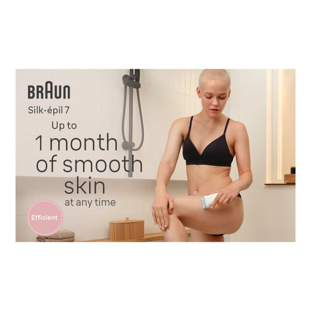 Produktbild för Braun Silk-épil 7 SE7-041 - epilator - silver/white/gray