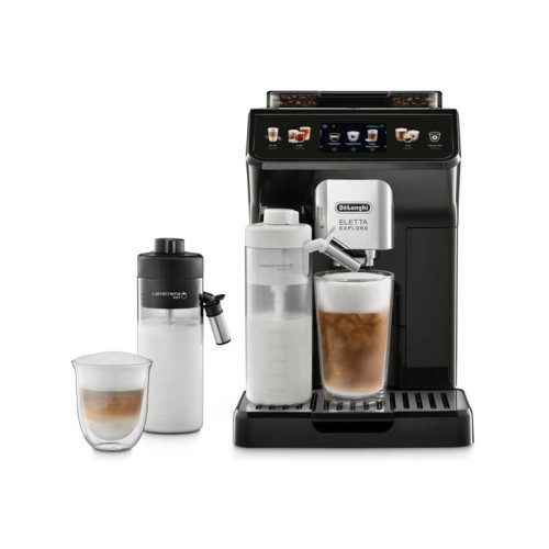 Delonghi De'Longhi Eletta Explore ECAM450.55.G - automatisk kaffekokare med mjölkskummare - 19 bar - grå