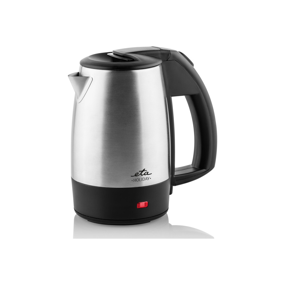 Produktbild för ETA Holiday 6188 90010 - vattenkokare - rostfritt stål/svart