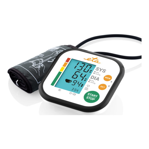 ETA ETA Compact 2297 90000 - blodtrycksmonitor - svart / vit