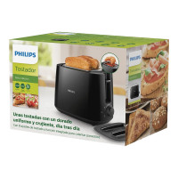 Produktbild för Philips Daily Collection HD2582 - brödrost - svart