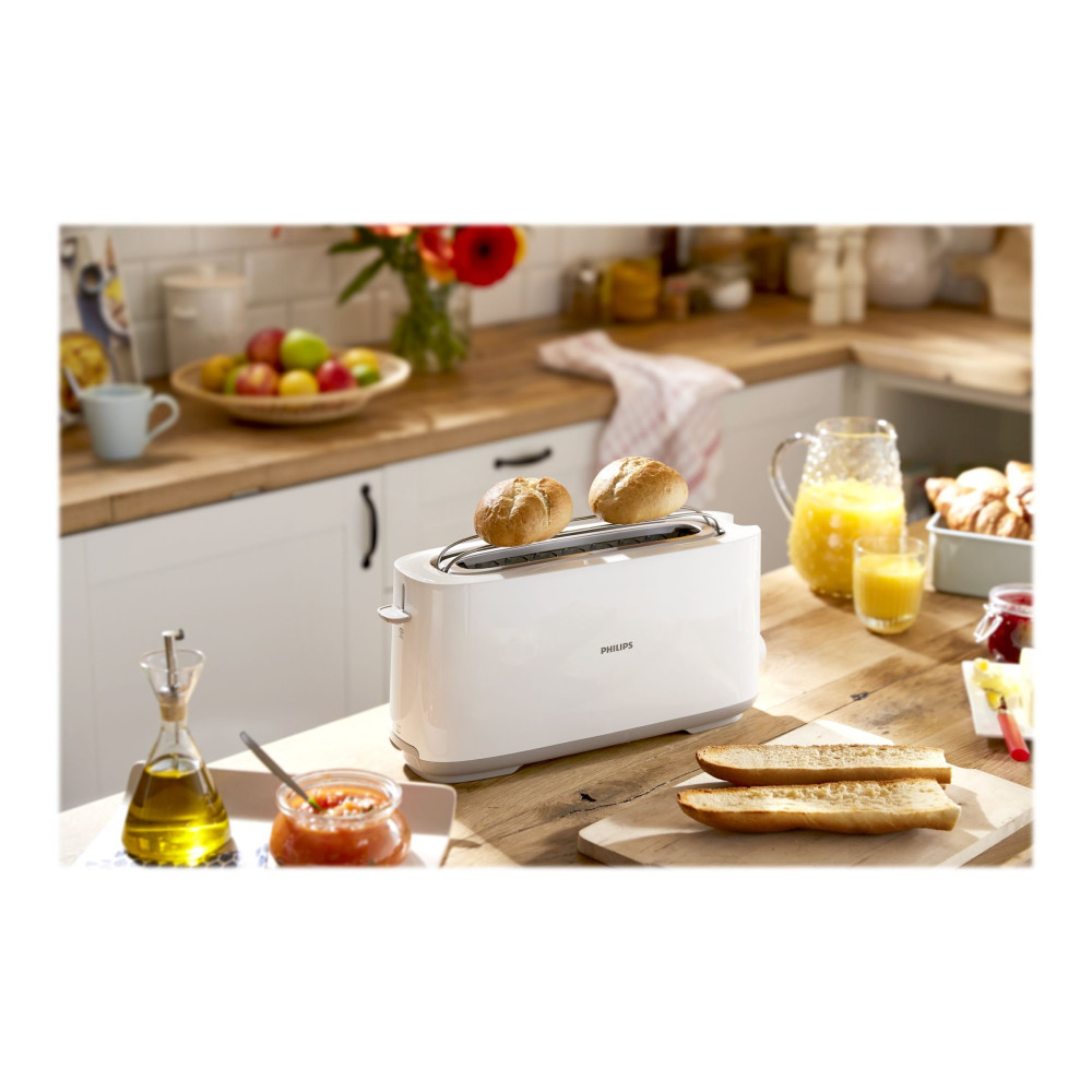 Produktbild för Philips Daily Collection HD2590 - brödrost - vit