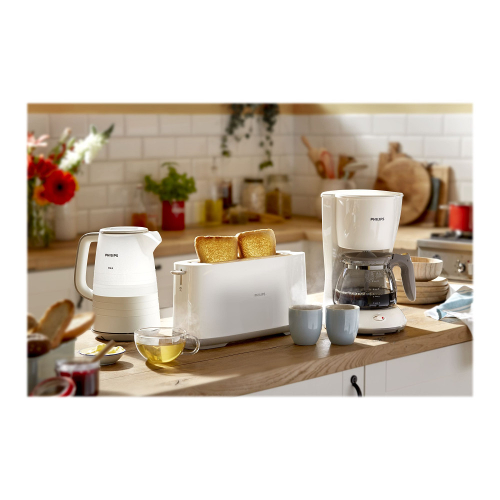 Produktbild för Philips Daily Collection HD2590 - brödrost - vit