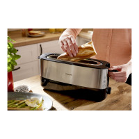 Produktbild för Philips Viva Collection HD2692 - brödrost - svart