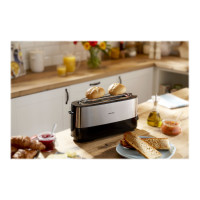Produktbild för Philips Viva Collection HD2692 - brödrost - svart