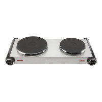Produktbild för Tristar KP-6248 - elektrisk kokplatta - rostfritt stål