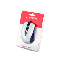 Produktbild för Gembird MUS-4B-01-BS - mus - USB - svart, silver