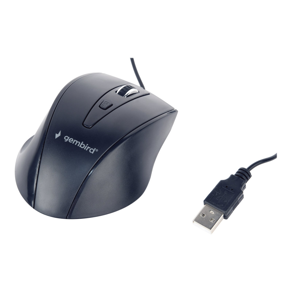 Produktbild för Gembird MUS-4B-02 - mus - USB - svart