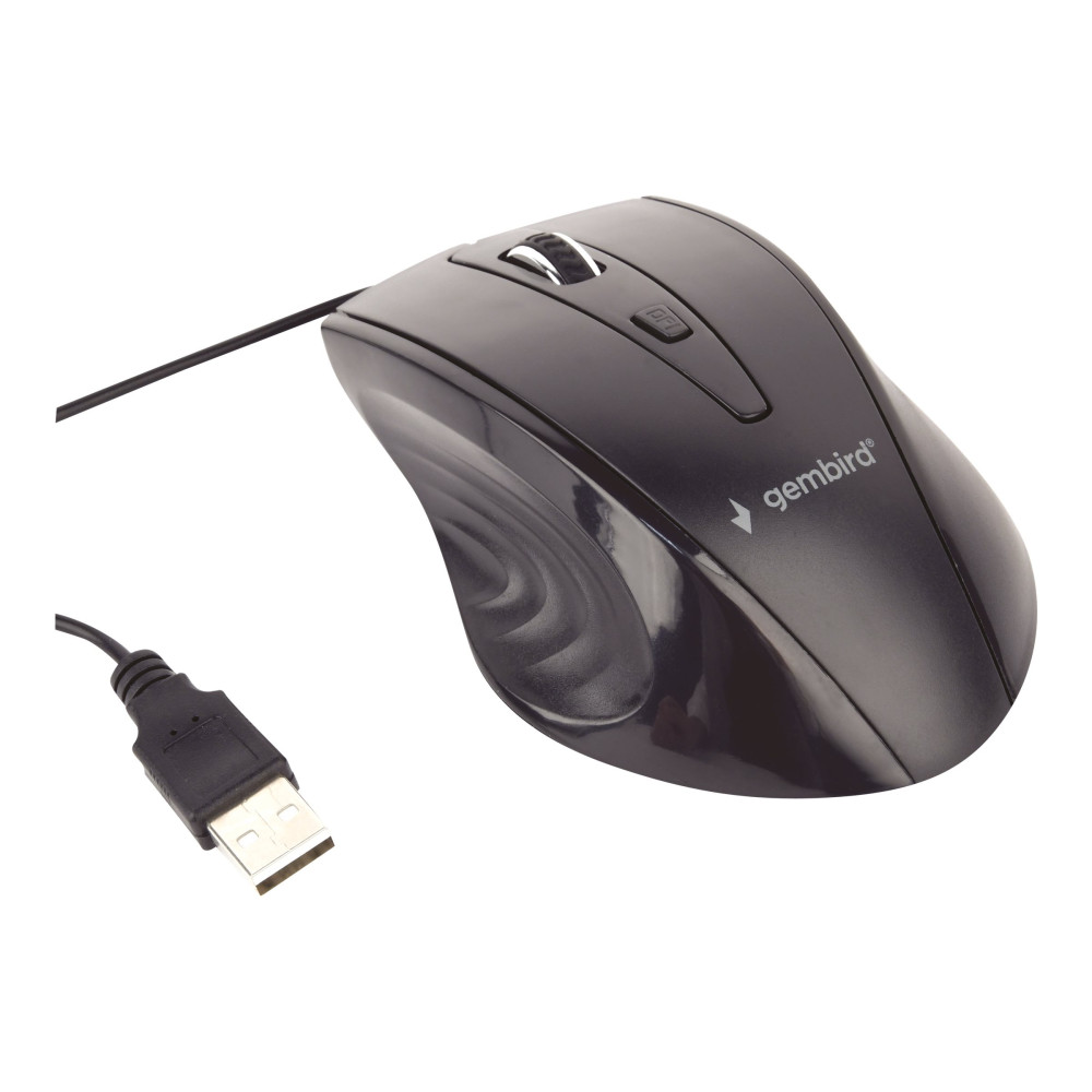 Produktbild för Gembird MUS-4B-02 - mus - USB - svart