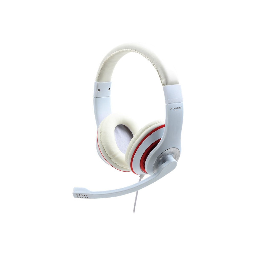 Produktbild för Gembird MHS-03-WTRD - headset - 3,5 mm kontakt