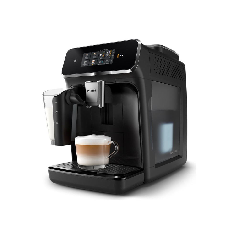 Produktbild för Philips Series 2300 EP2331 - automatisk kaffekokare med cappuccinatore - 15 bar - lackad pianolack