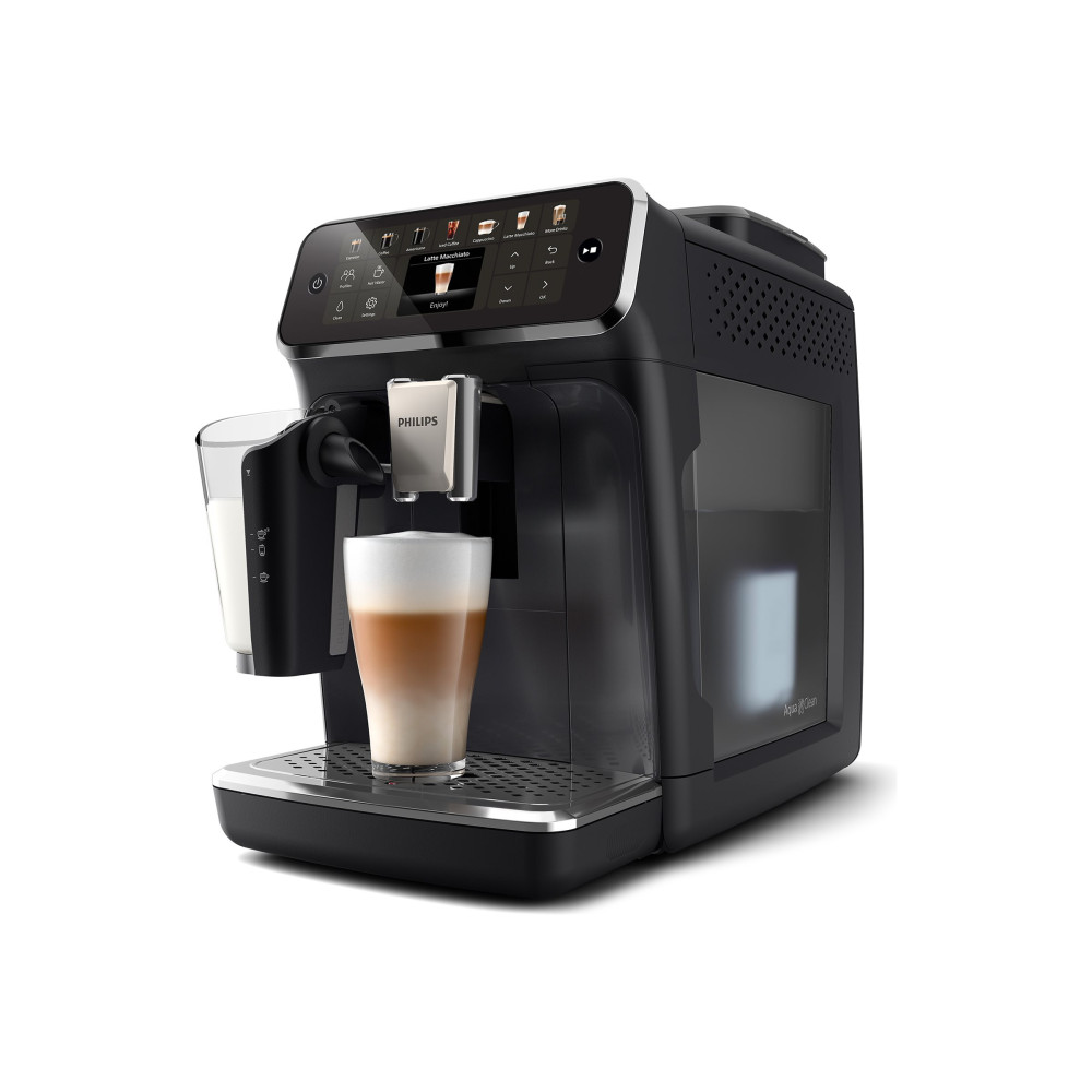 Produktbild för Philips Series 4400 EP4441 - automatisk kaffekokare med mjölkskummare - 15 bar - svart