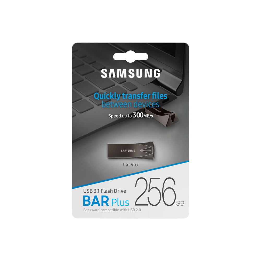 Produktbild för Samsung BAR Plus MUF-256BE4 - USB flash-enhet - 256 GB