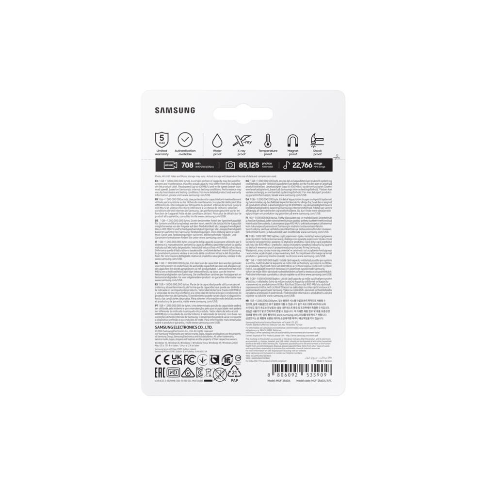 Produktbild för Samsung MUF-256DA - USB flash-enhet - 256 GB