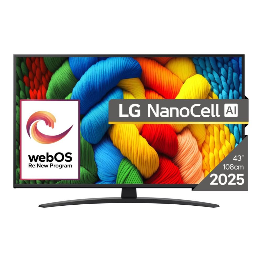Produktbild för LG 43NANO81A3A Nano81 Series - 43" LED-bakgrundsbelyst LCD-TV - 4K
