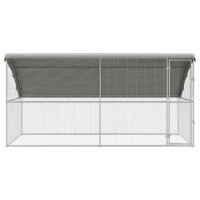 Produktbild för Hönshus 2 pcs Silver 400 x 200 x 200 cm Galvaniserat Stål