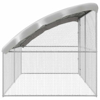 Produktbild för Hönshus 2 pcs Silver 400 x 200 x 200 cm Galvaniserat Stål