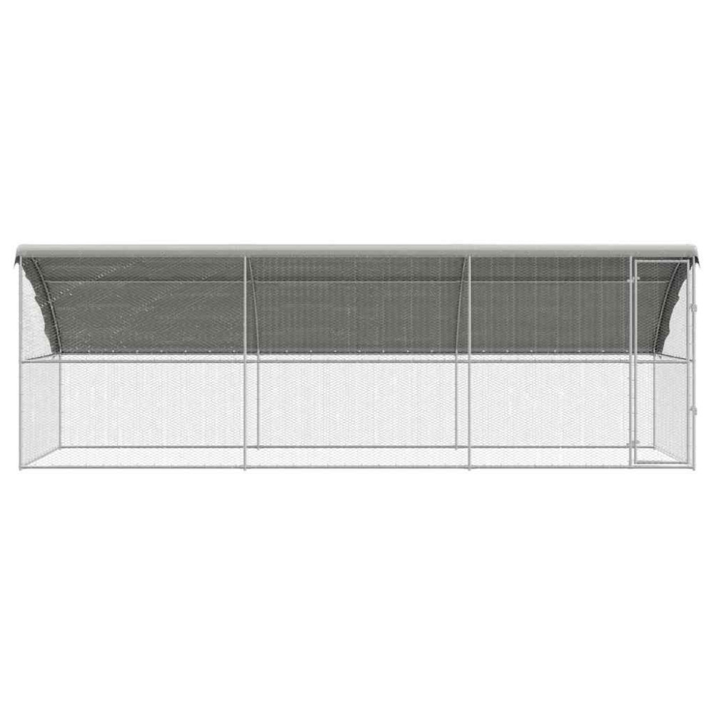 Produktbild för Hönshus 3 pcs Silver 600 x 200 x 200 cm Galvaniserat Stål